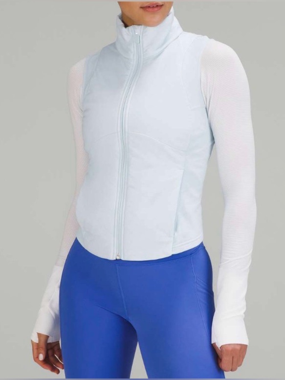 NWOT New Lululemon Push Your Pace Vest Powder Blue